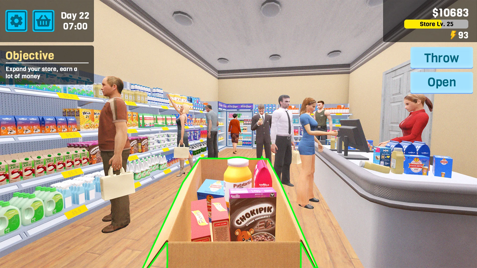 Manage Supermarket Simulator Mod APK