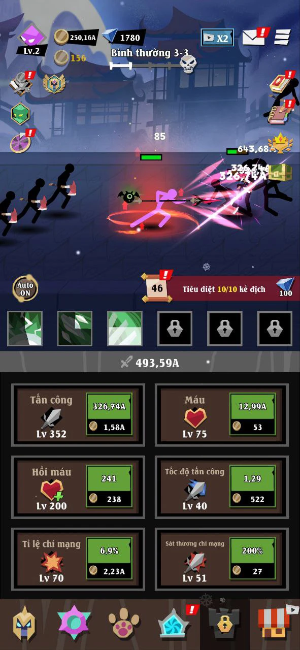 Epic Stickman: Idle RPG War Mod APK